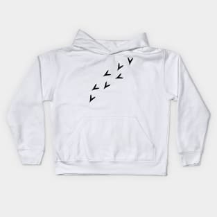 Chocobo Tracks (Black) Kids Hoodie